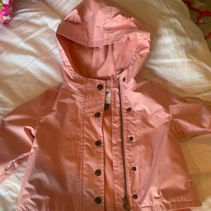 3T Pink Raincoat with ears on hood